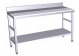Mesa de preparación mural acero inox Fricosmos media encimera polietileno 1500X600 (ver opciones)