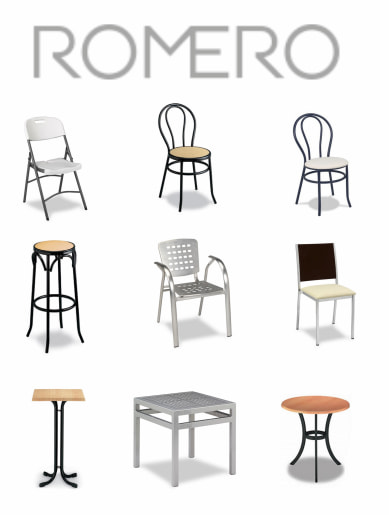 Catálogo muebles Romero hostelería, muebles romero hosteleria, muebles romero precios, muebles romero sillas, muebles romero mesas